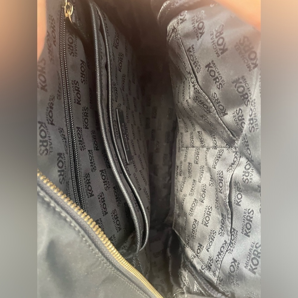 Black backpack Nylon backpack travel Michael Kors backpack luxury backpack - Picture 13 of 16